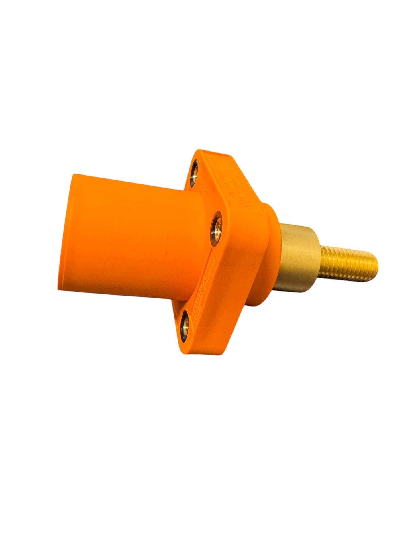 HUBBELL Series 16 Single Pole Devices, Male, STRAIGHT EXTENDED Receptacle, 300/400A 600V AC/DC, Single Conductor, (Threaded Mount Holes)