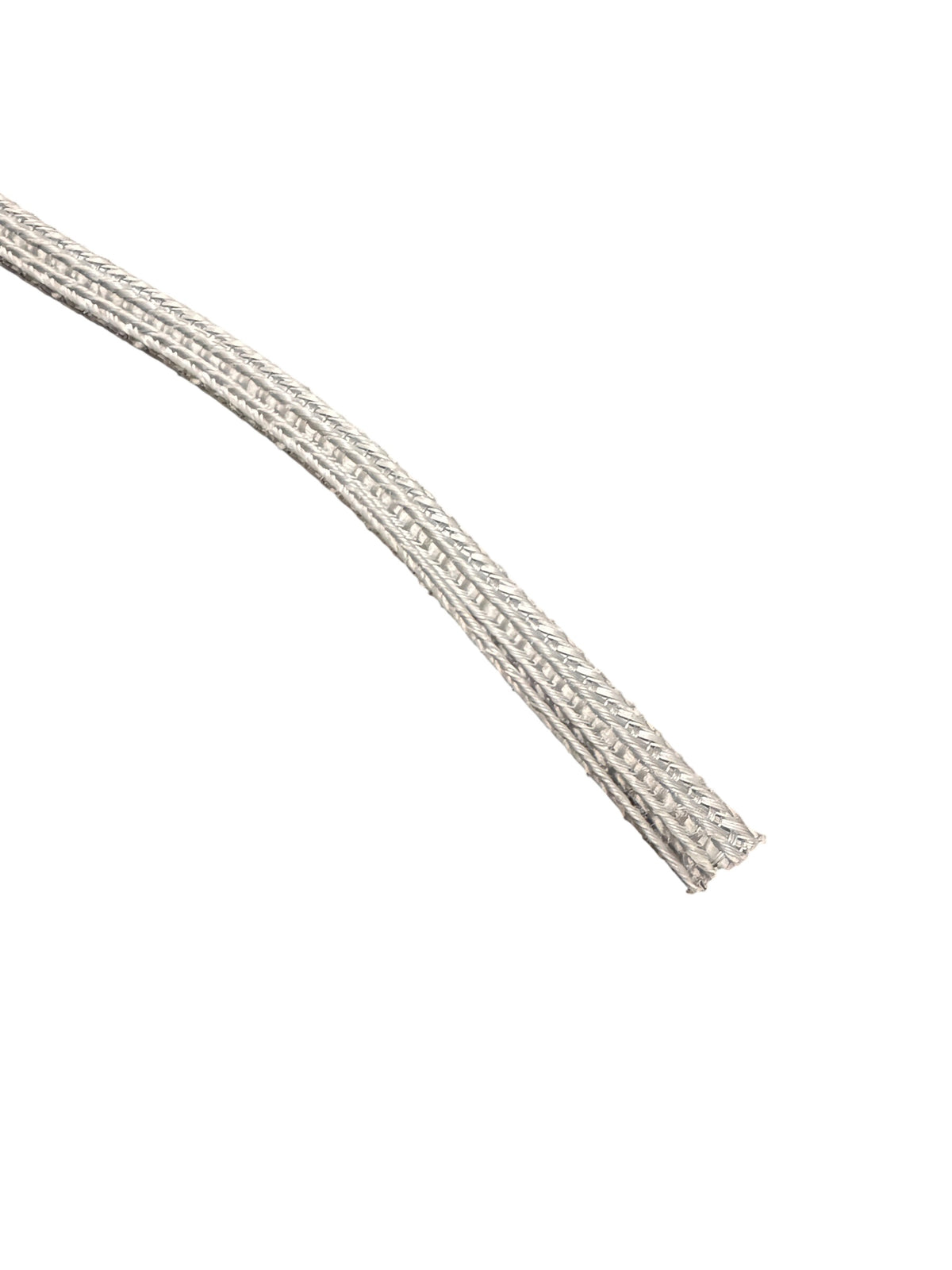 1/8" Flexo F6 Braided Cable Sleeving Wrap, Split Loom