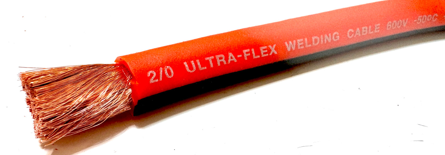 Ultra Flex Welding Cable Rugged Jacket Orange 600V