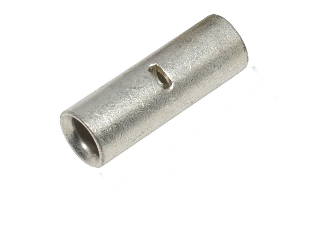 6 Ga Butt Splice Connector Non-Insulated TINNED