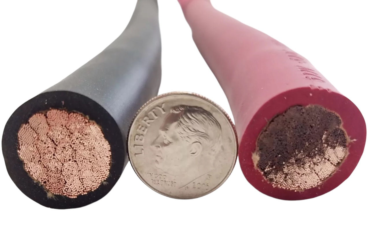 4/0 Gauge Copper Battery Cable Power Wires