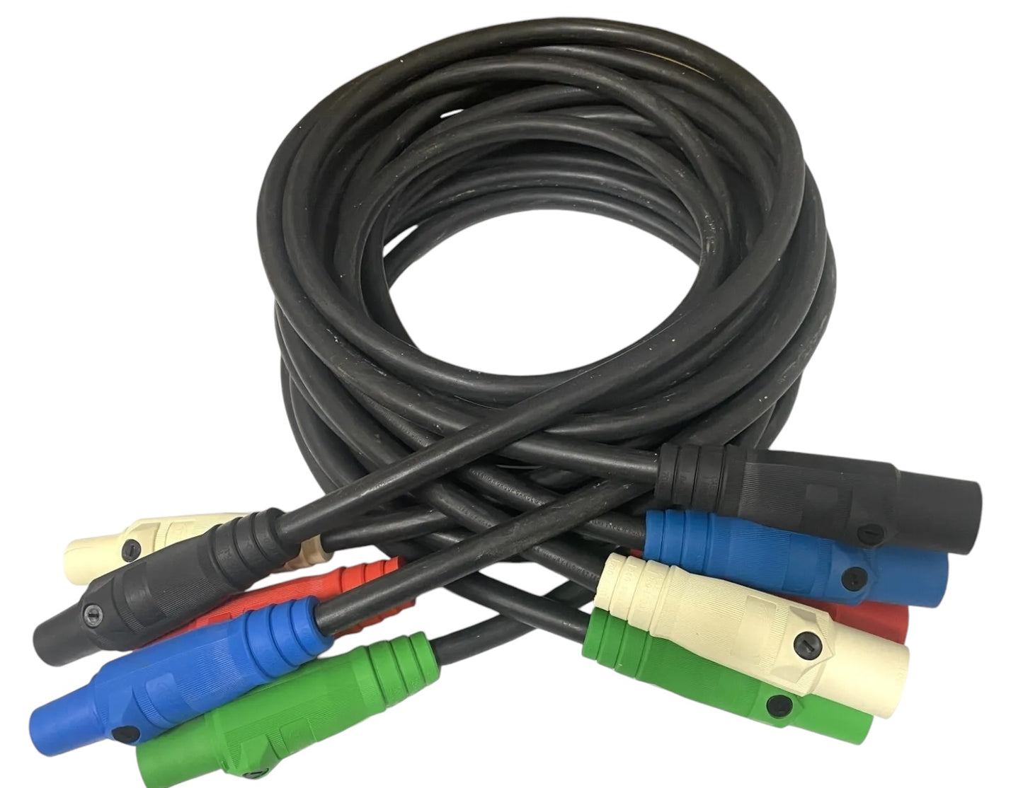 2000A Generator Cable Set (25 Cables) TYPE W 4/0 Power Camlock cables.