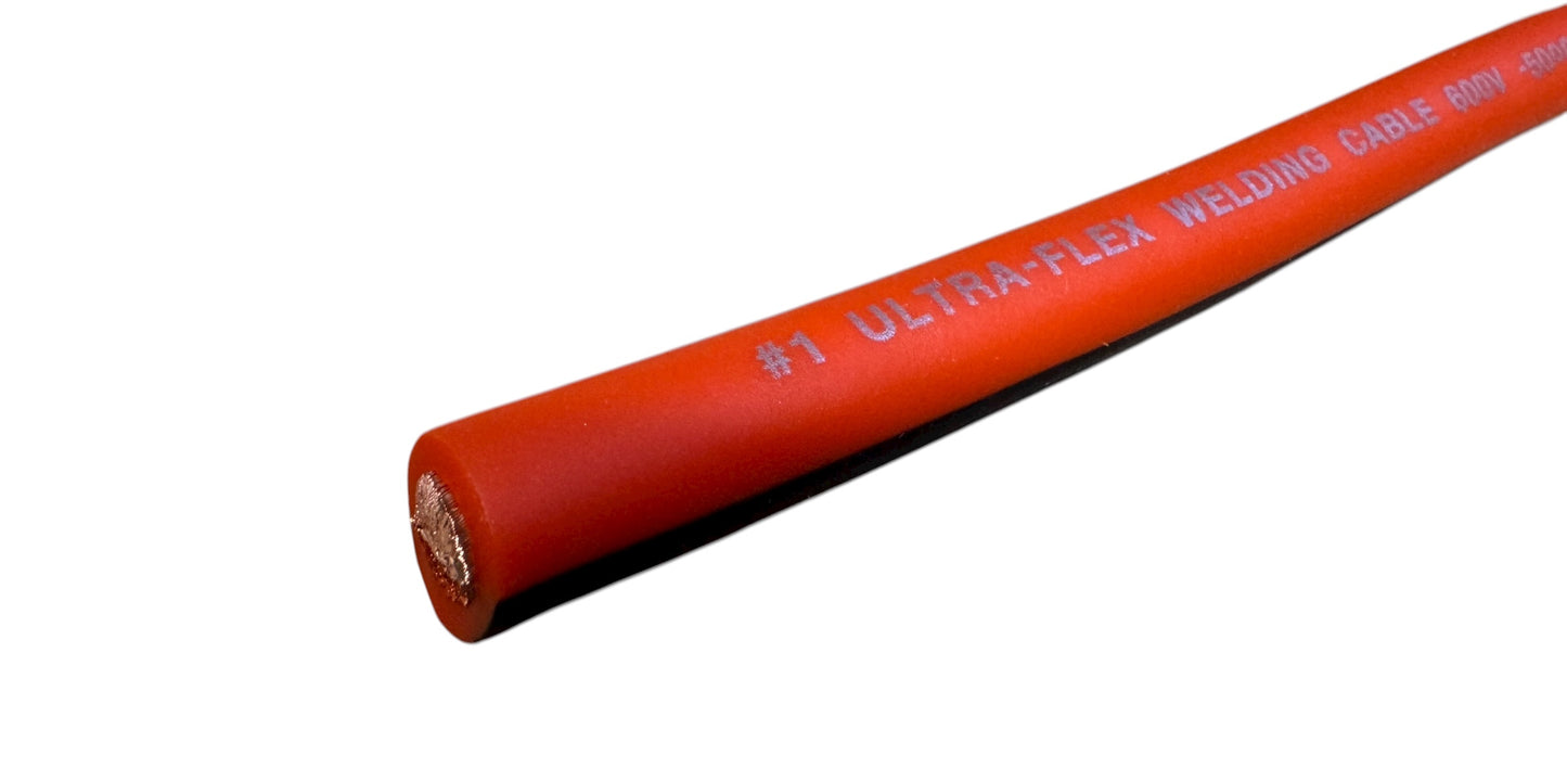 Ultra Flex Welding Cable Rugged Jacket Orange 600V Class M   U.S.A
