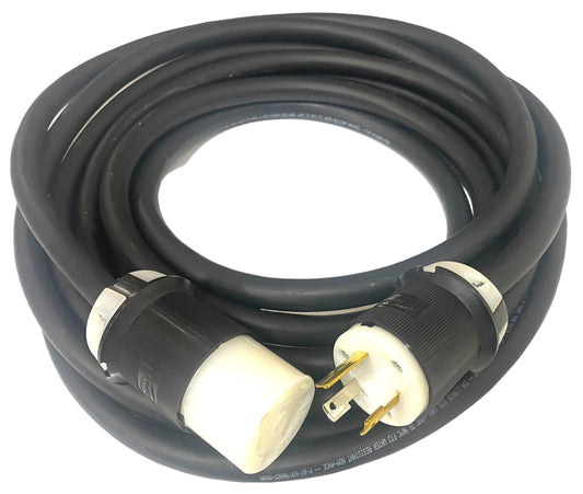 20 AMP ENTERTAINMENT CABLE GENERATOR POWER CABLE L5-20 125V SOOW 12/3 600V M/F