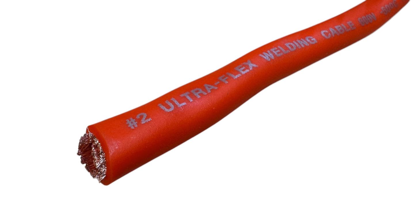 Ultra Flex Welding Cable Rugged Jacket Orange 600V Class M   U.S.A