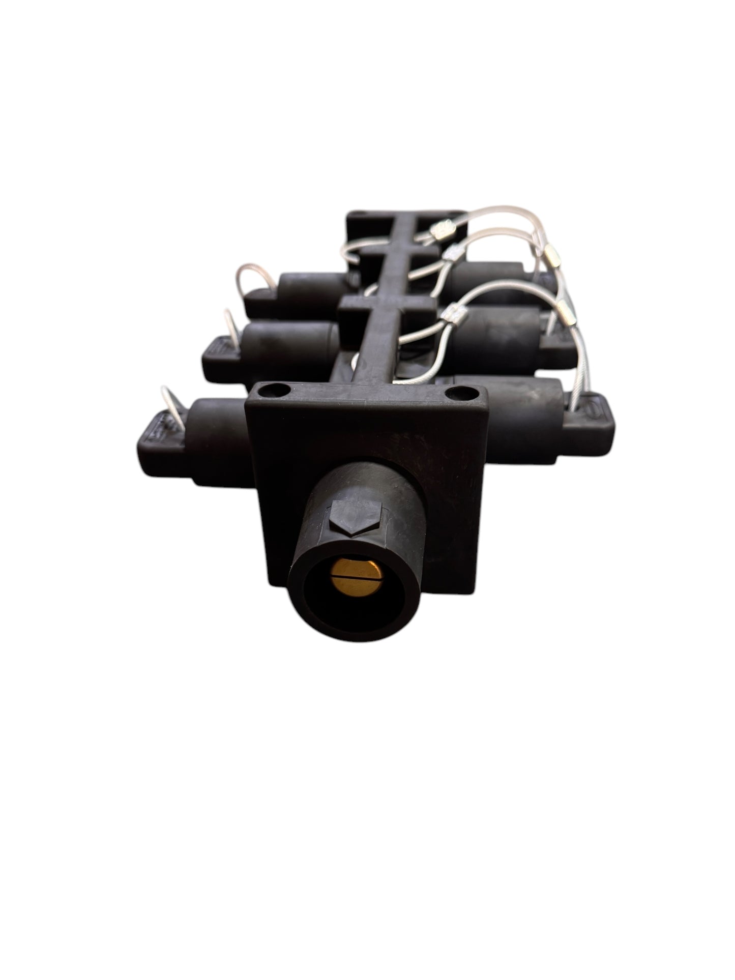 Camlock Series 16 Distribution Block, (Male to 6 Females), 400A 600V AC/DC