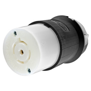 HUBBELLS HBL2513 Female Connector Body, 20A 3-Phase Wye 120/208V AC, L21-20R
