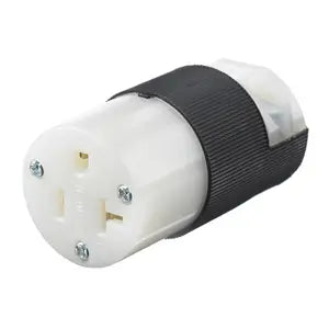 Hubbell HBL5369C 20A 125V 5-20R EDISON CONNECTOR BLACK/WHITE