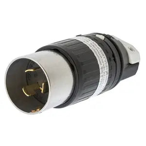 HUBBELL HBL7765C Connector Body, 50A 250V DC/600V AC, 3-Pole 4-Wire Grounding, Non-NEMA