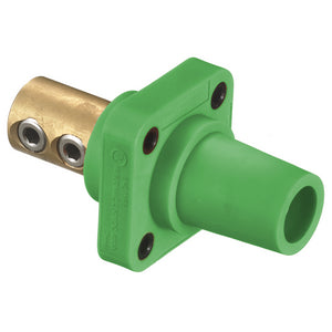 HUBBELL Heavy Duty Female, Panel Mount Receptacle, 300/400A 600V AC/DC, Single Conductor, SERIES 16 Set Screw