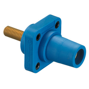 HUBBELL Series 16 Single Pole Devices, FEMALE, STRAIGHT Receptacle, 300/400A 600V AC/DC, Single Conductor, SERIES 16 (Threaded Stud)