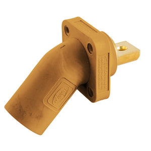 HUBBELL Single Pole Products, 300/400A Series, Receptacle, Angled Male, Buss Connection