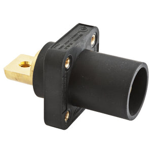Hubbell Single Pole Devices, Industrial Grade, Male Bus Receptacle, 300/400A 600V AC/DC, Single Conductor