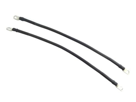 # 2 Awg HD Golf Cart Battery Cable (2-16" Black) E-Z-GO Jumper Cables U.S.A MADE