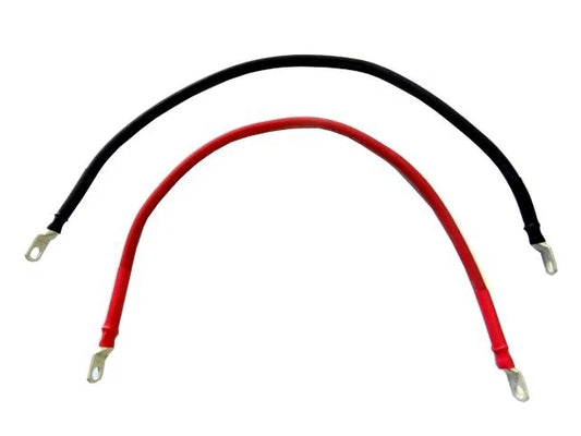 # 6 Awg HD Golf Cart Battery Cable (24" 1R/1B) E-Z-GO Jumper Cables U.S.A MADE